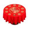 Elegante wasserdichte und schmutzabweisende rote Tischdecke für Hochzeiten