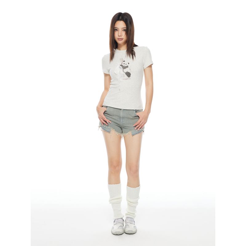 Thelight24 Summer New Arrival Water Blue Denim Super Short Shorts Female Sexy Casual Easiest for Match American Retro Original