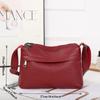 Women's Top-Grain Leather Shoulder Bag - Spacious Underarm Tote for Moms, Practical Commuter Crossbody
