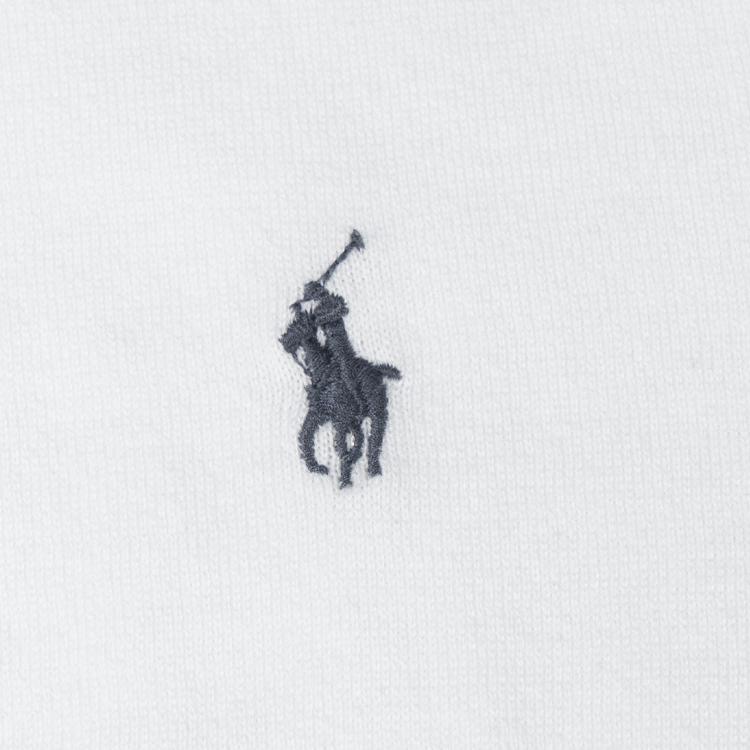Polo Ralph Lauren Solid Color Logo Embroidered Knit Cardigan Women outerwear White 211784759-003