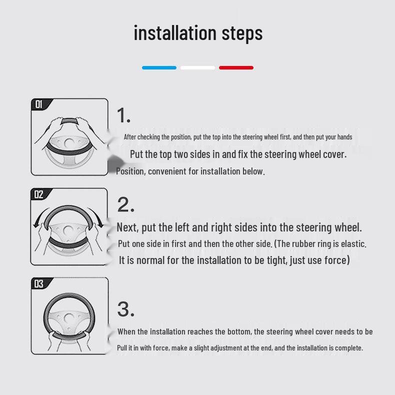 Premium Genuine Leather Steering Wheel Cover for Geely Models: Xingyue L, Boyue, Emgrand L, Xingrui, Binyue, Vision X3 - Ultra-Thin Grip Design.