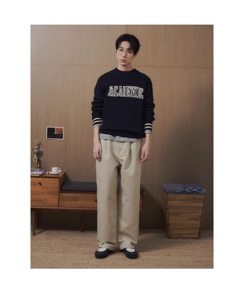 8seconds Varsity Lettering Round Knit Navy