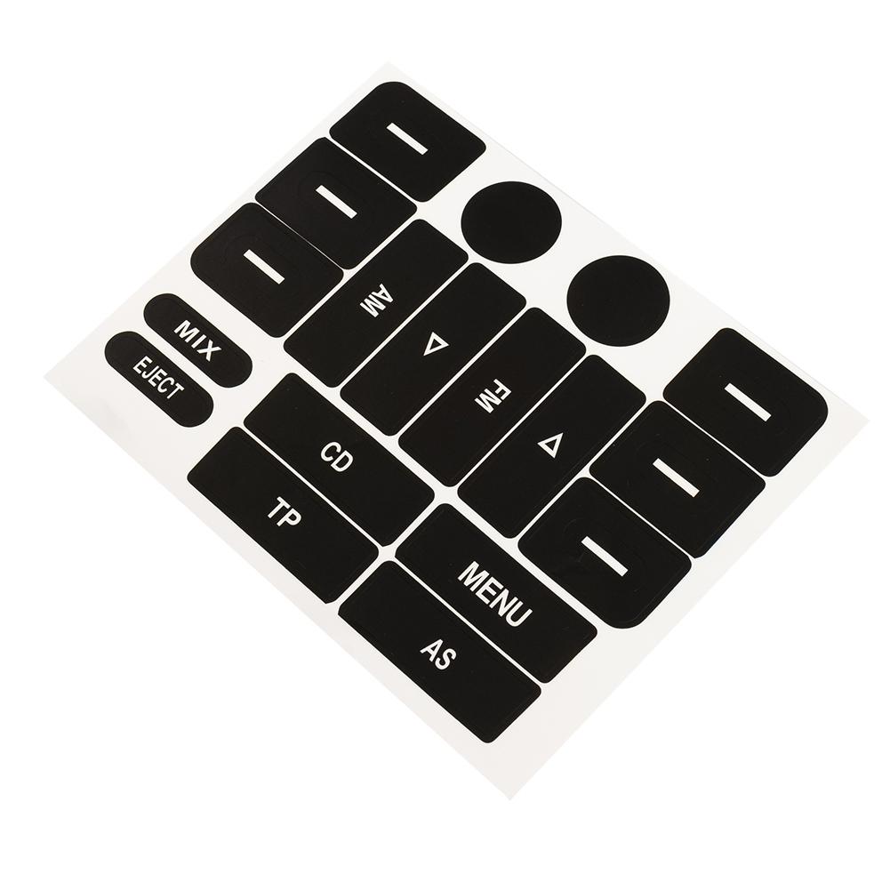 Radio Button Repair Sticker Sticker Button Repair Sticker Radio For Golf MK5