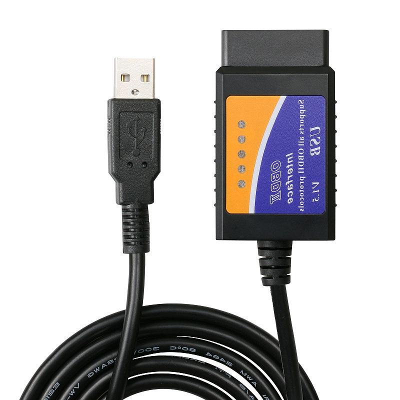 

Сканер ELM327 USB V1.5 OBD2 з інструкцією на CD: Детектор несправностей автомобіля No Size Specified