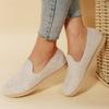 Large Size Spring and Autumn New Lazy Shoes Flat Bottom Solid Color Round Head Women's Shoes Large Size Women's Shoes