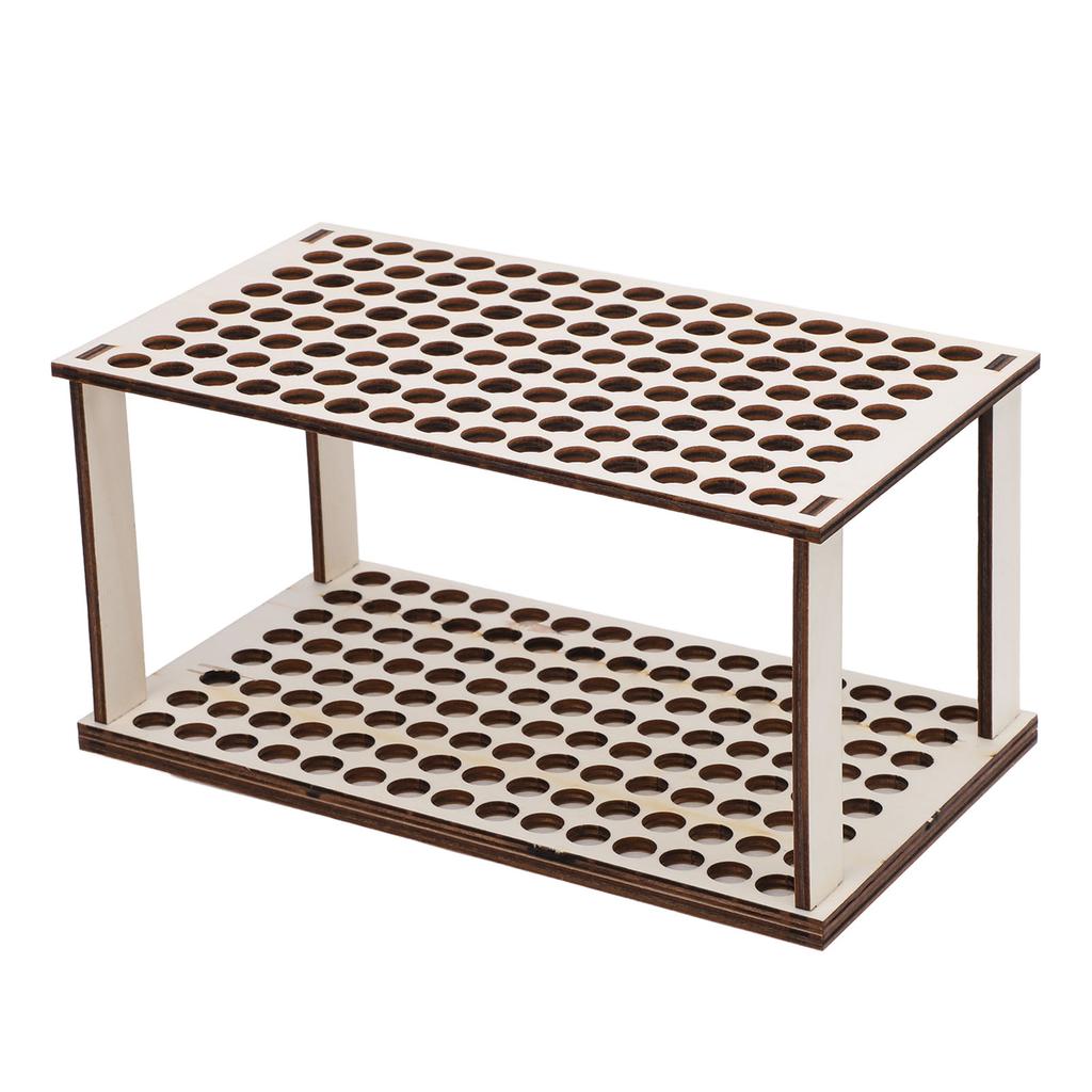 Pencil Storage Holder Multi Holes Detachable Space Saving Wood Structure Desktop Pen Organizer for