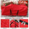 Artificial Xmas Tree Storage Bag Set Large Capacity Waterproof Oxford Cloth Christmas Tree Container with Zipper for Artificial