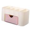 Schreibtisch Schubladen Organizer Multifunktional Ordentliche Organisation Kunststoff Make-up Schmuck Aufbewahrungsbox Hellrosa