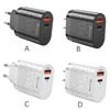 20W QC 3\.0 Dual USB Fast Charger Support Fast Charge Portable USB Type\-C Charger QC 3\.0 For for