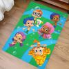 1pc Bubble Guppies Print Area Rug - Soft,Washable Non-Slip Indoor Mat for Office Chairs,Living Room,Home Office Decorative Rug