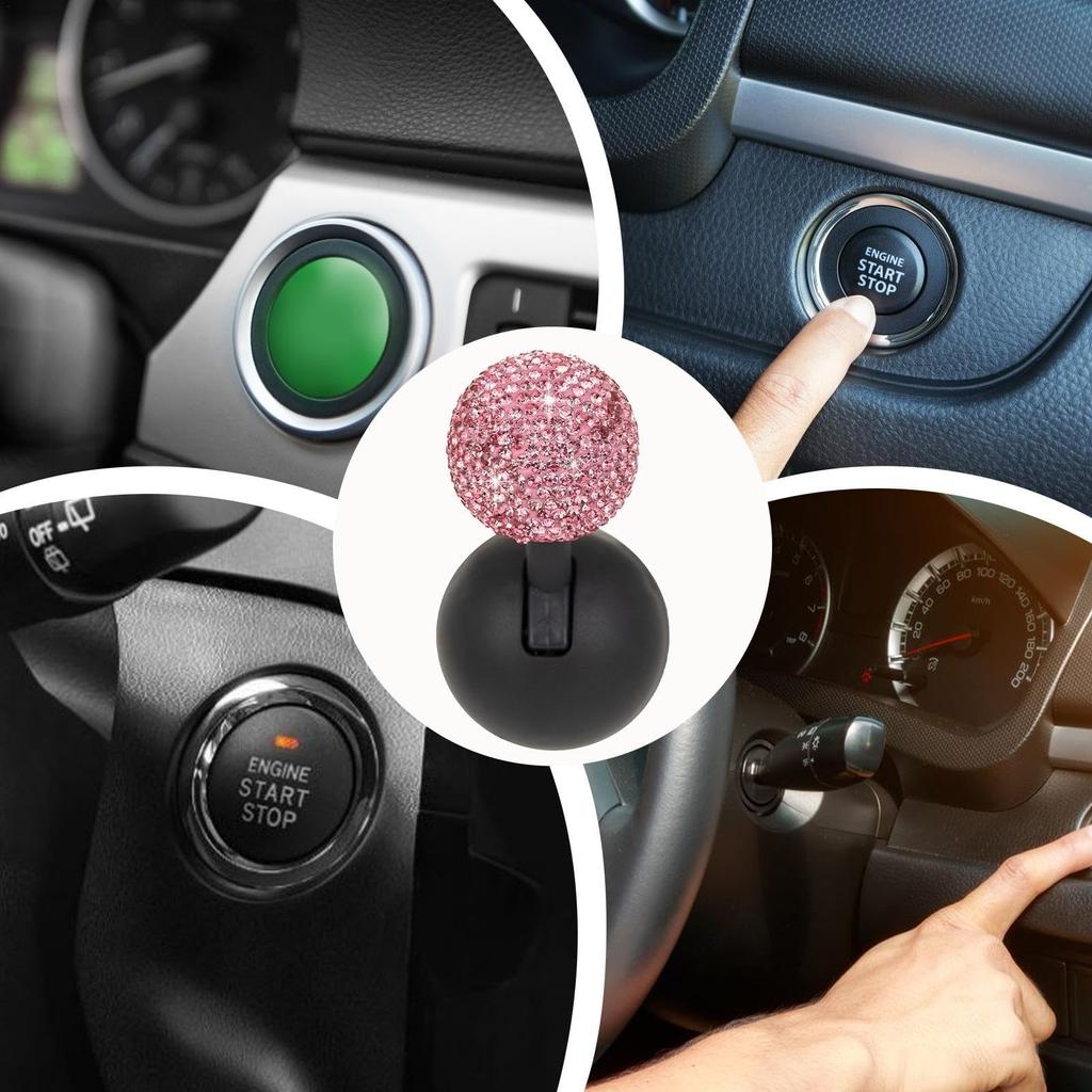 Hgbgfh Engine Start Button Lever Car Start Button Rocker Car One Click Start Button