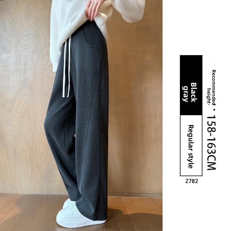 High Waist Trousers For Women With Straight Leg Design For Casual Spring Wear