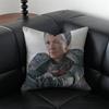 rRhaenys Targaryen Pillow TV Drama Cushion Cover Pillow Case Antidustmite Invisible zipper silky plush cushion