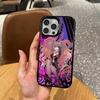 J-Junko E-Enoshima Anime   Phone Case For iPhone17,16,15,14,13,12,11 Plus,Pro Max Colored Silver Plated Inside Cover