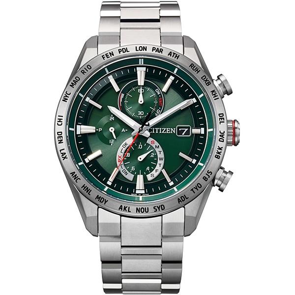 Citizen AT8181-63W ( Watch ATTESA ACT Line Eco-Drive radio-controlled Direct Flight) Round Watch