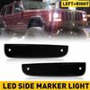 Switchback Turn Signal LED Side Marker Light Bumper Front Fit For Jeep Cherokee