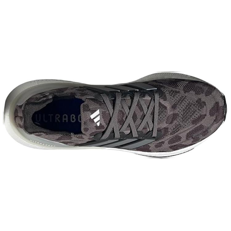 Adidas UltraBoost Light Black Leopard Unisex Sneakers Grey Charcoal Iron-Metallic ID3274