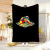 Art Illustration RRubik Cube Pop Throw Lightweight G Flannel Blanket Soft Skinfriendly for Summer Cooling
