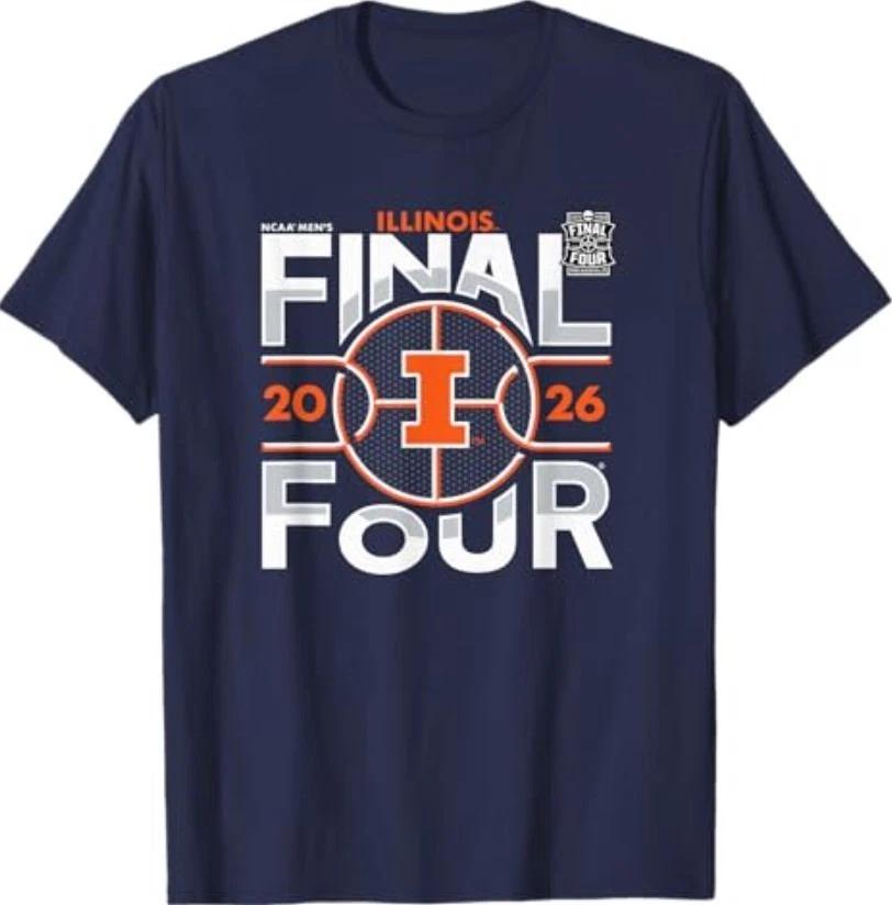 

Illinois Illini Final Four 2026 Men s March Madness Vibes T-Shirt S