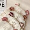 Soft Cotton Newborn Hat Cute Bear Bow Baby Fetal Cap Spring Autumn Infant Girl Boy Beanie 0-3 Months