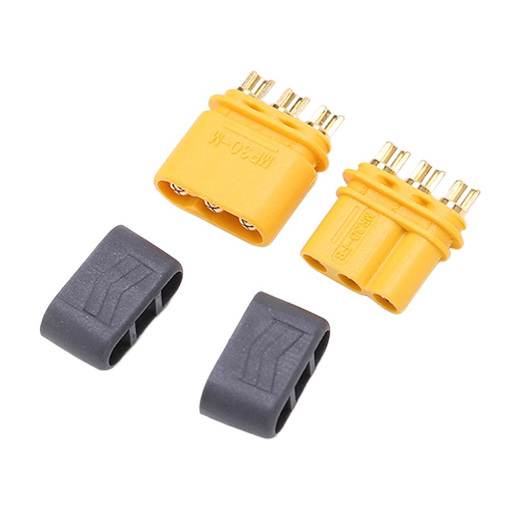 MR30 Upgrated Connector Plug Female and Male Connector Plugs Gold Plated for RC Parts