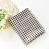 English Newspaper Plaid Porcelain Placemat: Blue & White, Heat-Resistant, Thickened Cotton & Linen