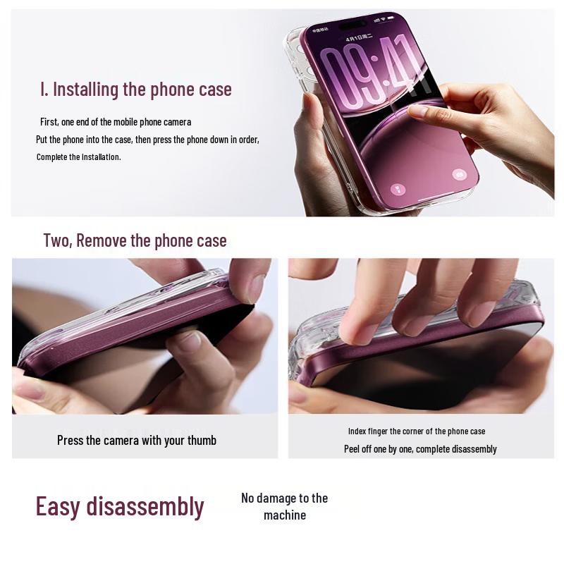 Baseus AR Anti-Reflective Clear Cooling Case for iPhone 18 Pro/17 Pro