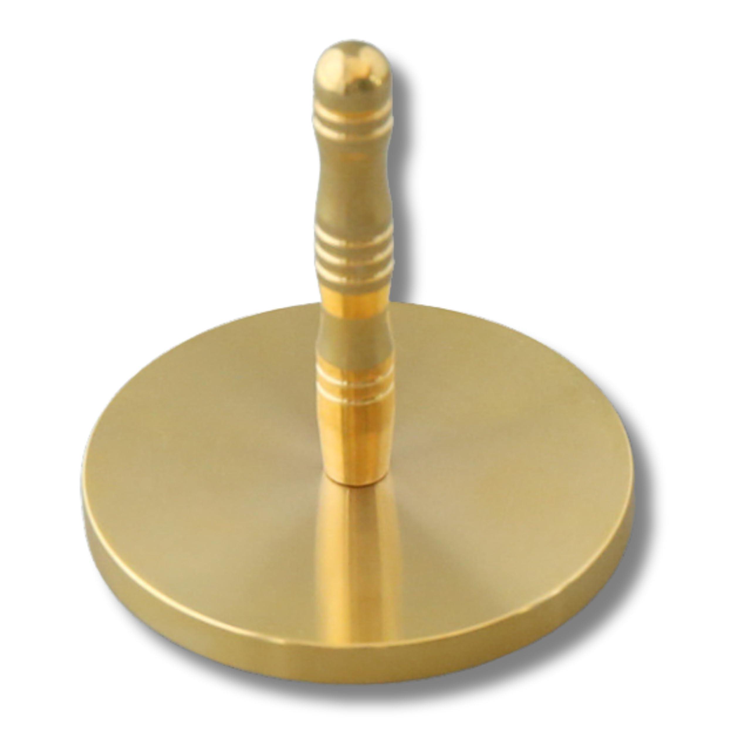 

[HYmish] Ash Presser, Ash Leveler, Buddhist Altar Accessory, Small, Square Pattern, 5cm Diameter, for Tea Ceremony and Incense Ceremony Utensils