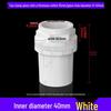 PVC Fish Tank Inlet/Outlet Waterproof Connector with Extended Male/Female Threads