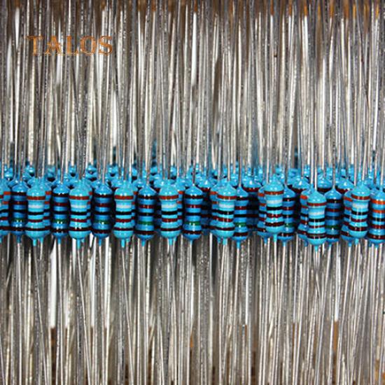 300Pcs 1/4W 30 Values Metal Film Resistors 1% Tolerance Assorted Kit Set Electronics