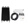 4 Row 6 Row 8 Row Aluminum Universal Oil Cooler Kit Oil Radiator Car Auto Transmission Auto-Manual Radiator Converter auto parts