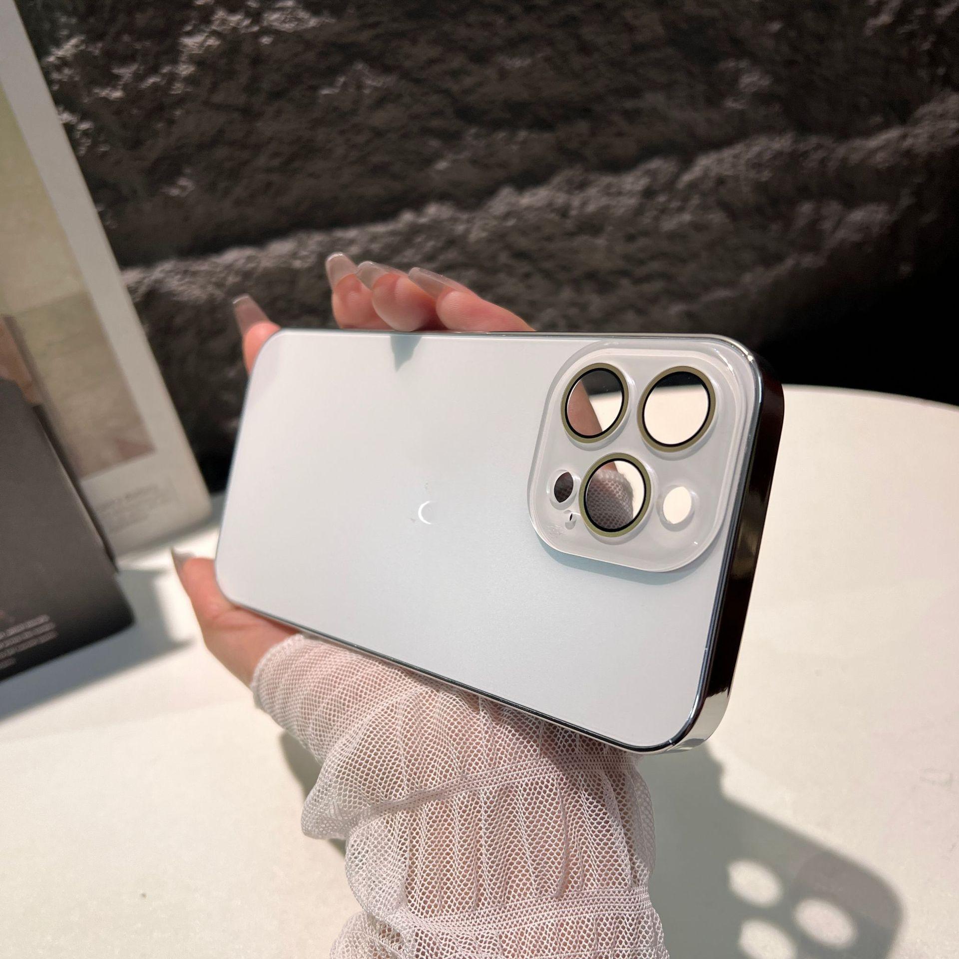 

Гальваническое нано-покрытие Чехол для мобильного телефона iPhone 15 Apple 14PROMAX Полностью закрывающий Противоударный 13 Чехол Apple 11Promax