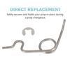 Long Lasting Heavy Duty Metal Fuel Tank Gas Cap Spring Replacement Secure Leak Proof Fit Easy Installation 773050C050