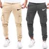 Pantaloni cargo da uomo Pantaloni cargo in cotone elasticizzato in vita taglie forti Pantaloni da lavoro multi tasche maschili Pantaloni da esterno casual da uomo