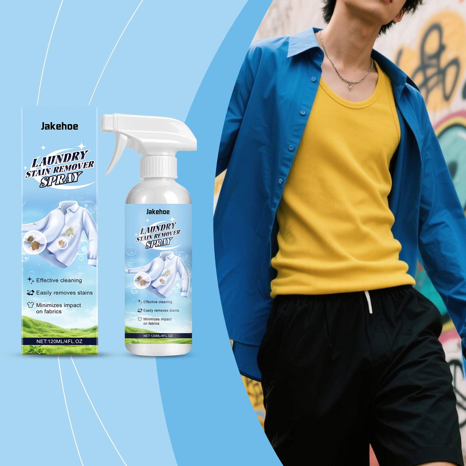 Powerful Fabric Stain Treater Spray Fast Laundry Spot Treater Spray For Grease Sweat Wine Food China Mainland