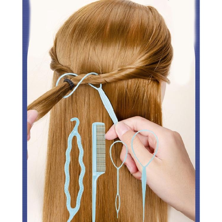 Hair Loop Styling Tool Tail Hair Braid Ponytail Styling Tool for Girls Hairstyle