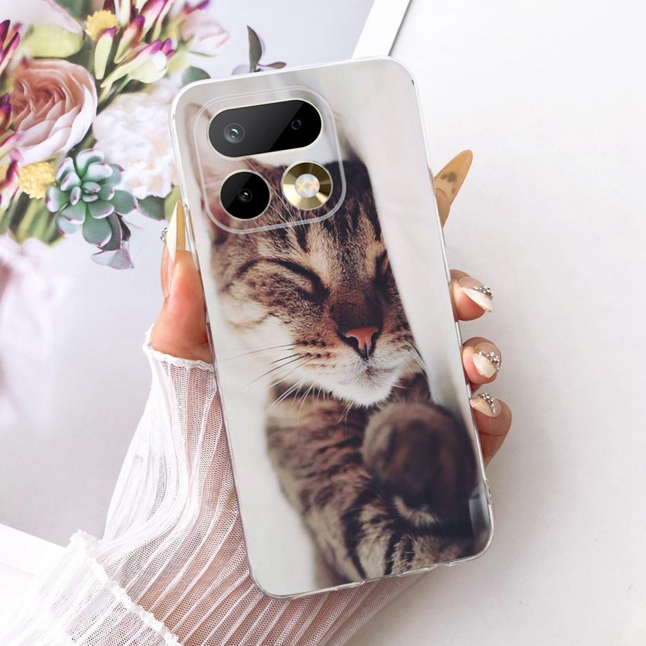 For Realme 16 Pro Plus Case RMX5131 Cute Cat Peacock Painted Cover Soft Slim Phone Case For Realme 16 Pro Realme16 Pro+ 5G Shell
