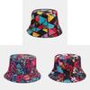 Graffiti Letter Fisherman Hat With Wide Brim For Summer Sun Protection