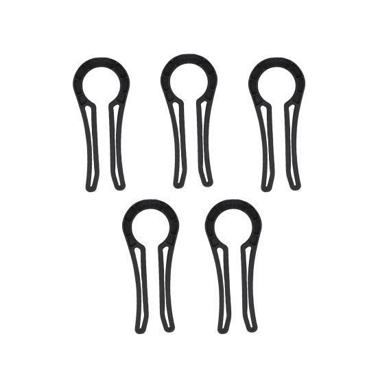 

5 шт. замков безопасности для ручек плиты для безопасности детей, детские защищающие ручки духовки, замки, предотвращающие утечки газа, ожоги и ошпаривания, устройства безопасности кухонной плиты чёрный