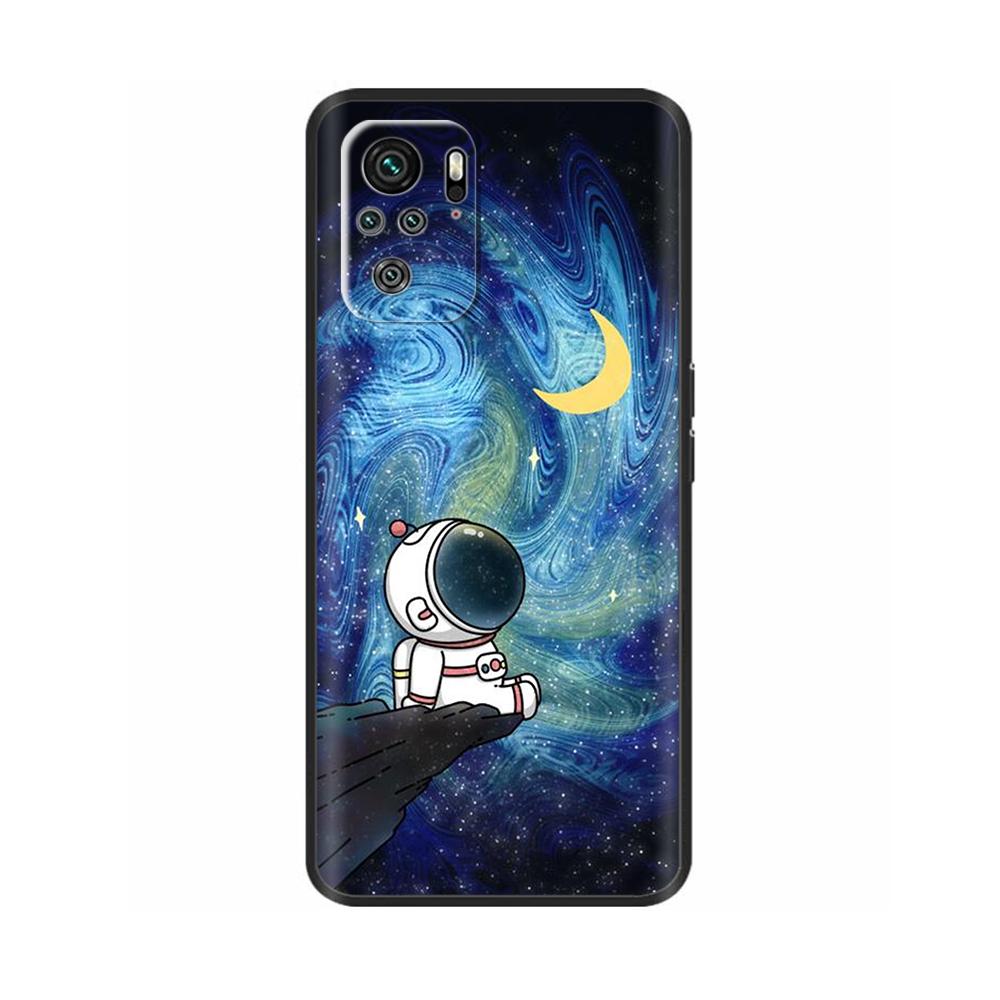 For Redmi Note 10 Case Note 10s Cute Soft TPU Protector Silicone Cover For Xiaomi Redmi Note 10 Pro Lightweight Shockproof Cases