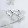 Modian Luxury 925 Sterling Silver Hearts Stars & Moon Dangle Earrings Fashion Silver Jewerly For Women Wedding Earring Gift