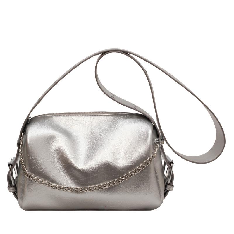 Premium shoulder bag women's summer new underarm simple trendy versatile chain crossbody pillow bag