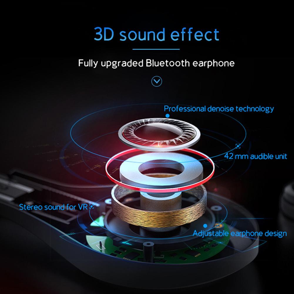 VR Glasses, Mobile Phone, Virtual Reality Headset, Bluetooth Headset Version, 3D Glasses