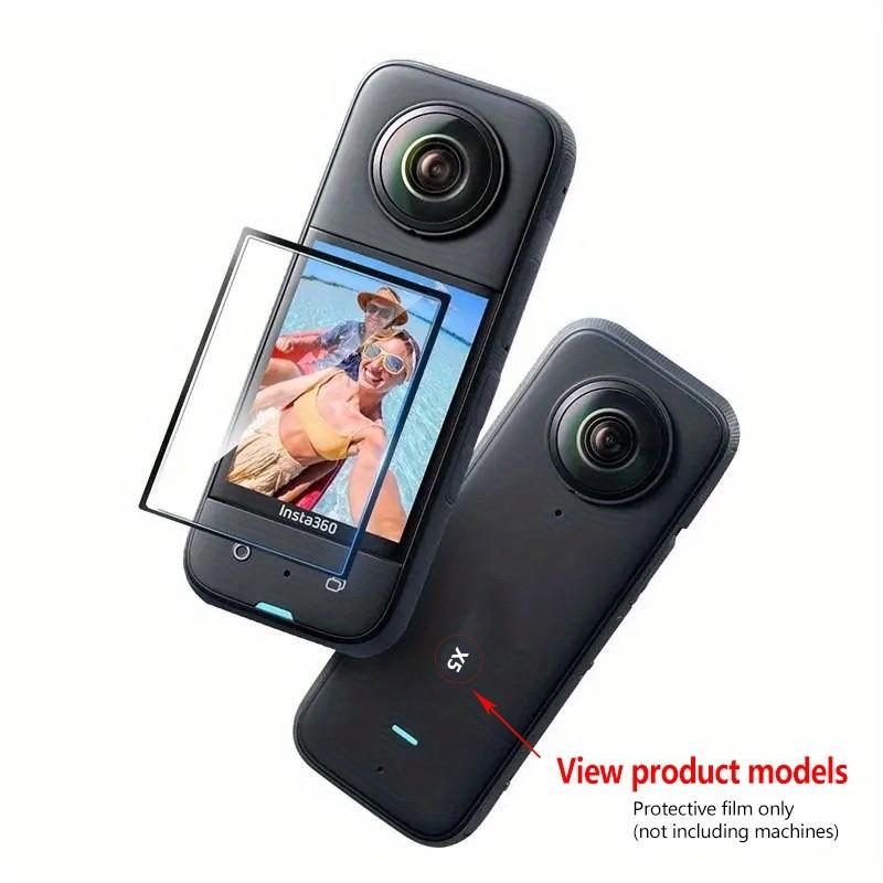 2pcs Lens Guard + 2pcs Screen Protector for Insta360 X5 Accessories PC Lens Protector Cover HD Anti-scratch Protective Film for Insta 360 X5