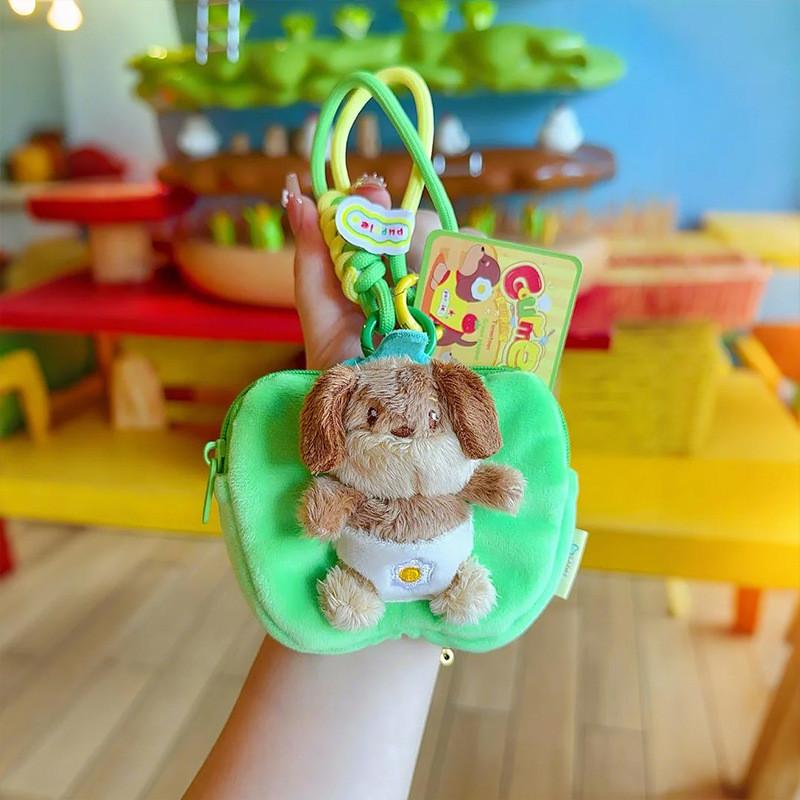 Keychain Dachshund Plush Doll Pendant For Kids And Collectible Bag Accessories
