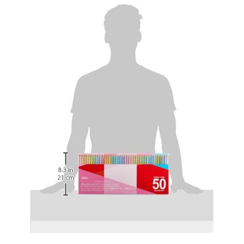 Holbein Artist Colored Pencils OP936 Pastel Tones 50-Color Set 20936