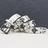 Punk Belt Men Women Rivet Decor PU Leather Waistband Casual Versatile