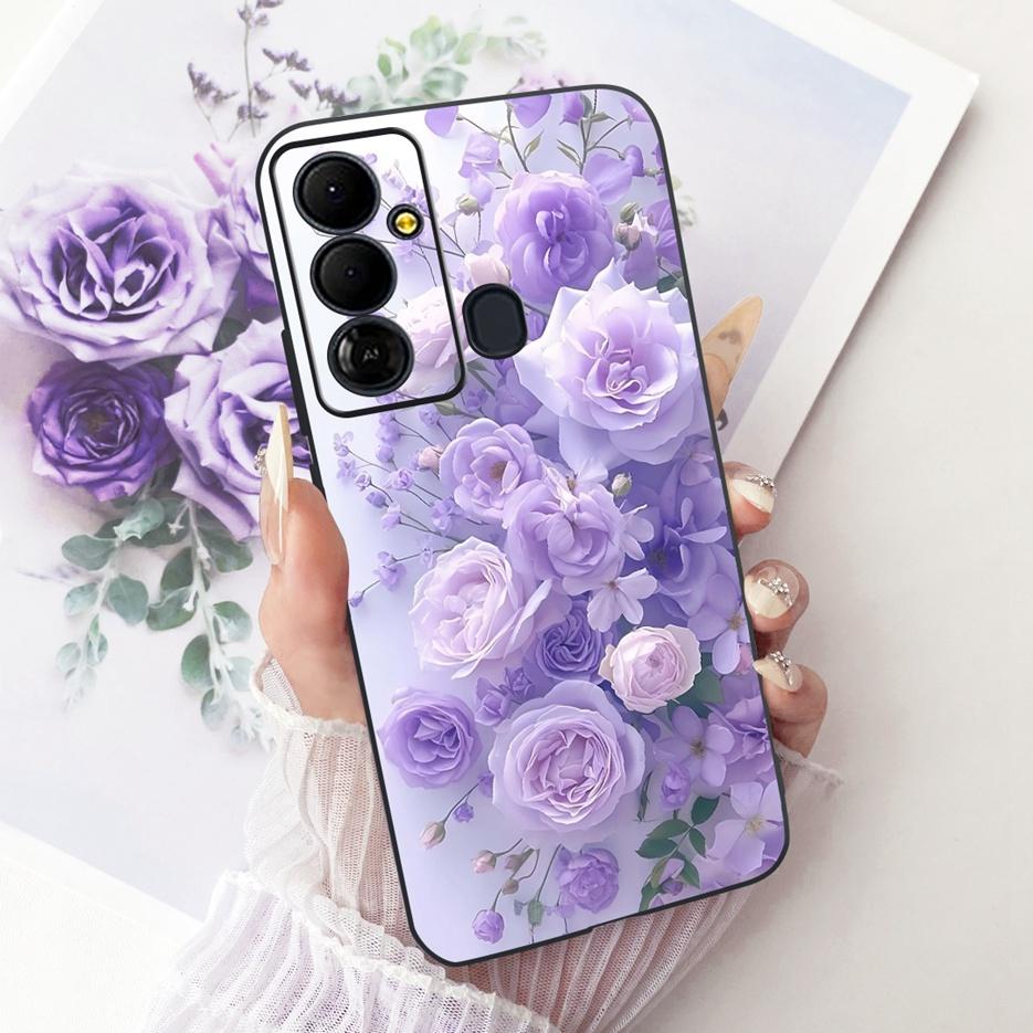 Für Tecno Pop 6 GO Hülle BE6j Niedlicher Löwe Mode Bemalte Abdeckung Weiche TPU Handyhülle Für Tecno Pop 6 Pro BE8 Pop6 GO Rückseite Taschen