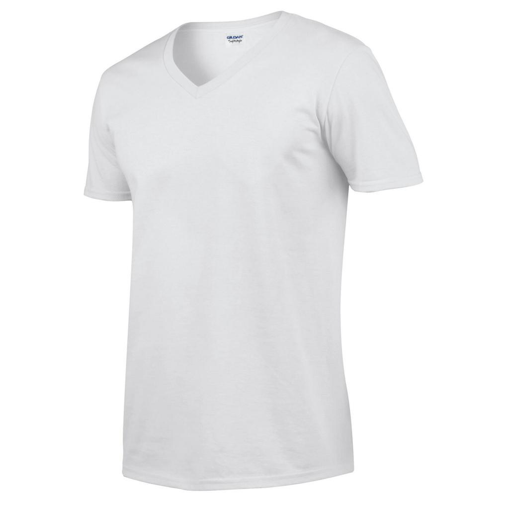 Gildan Unisex Adult Softstyle V Neck T-Shirt