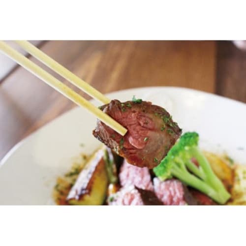 Round Bamboo Chopsticks, Individually Wrapped, 20cm, No Toothpicks, 100 Pairs X 2 Bags